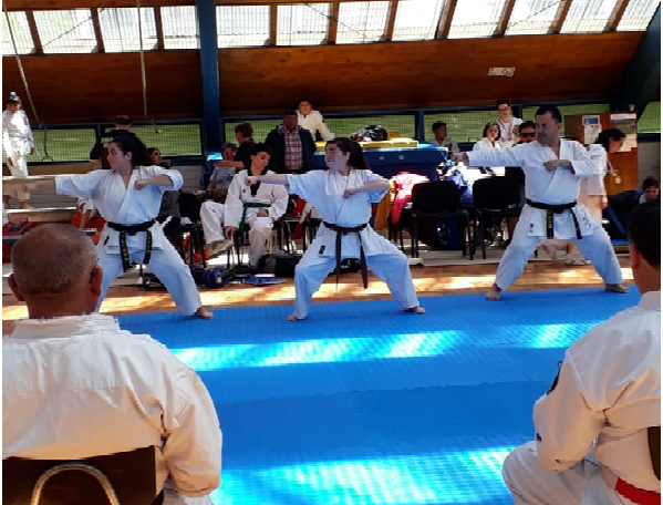 Karatecas acereros compitieron en San Pedro